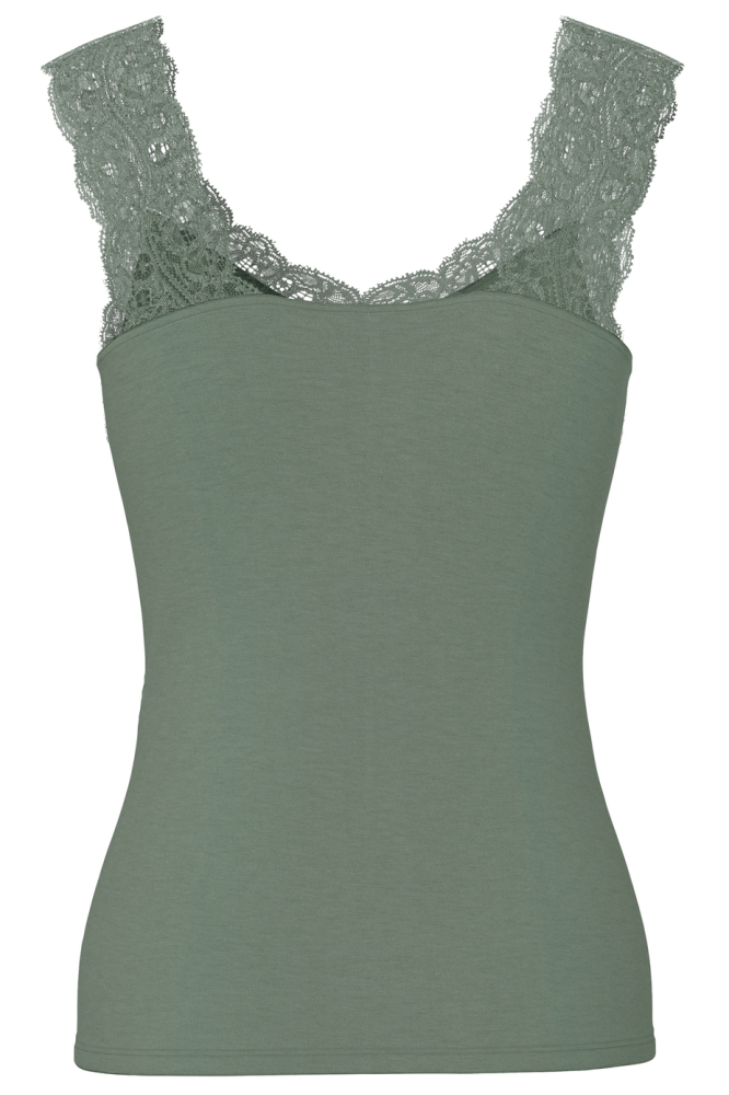 PCBARBERA LACE TOP JRS NOOS BC 17106017 CASTOR GRAY